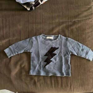 Little Mish 3m thermal lightning bolt shirt